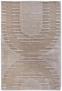 Dywan nowoczesny Gallery 3D Geometryczny beżowy 80 cm x 120 cm