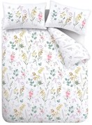 Biała pościel dwuosobowa 230x220 cm Emilia Floral – Catherine Lansfield