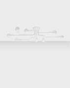 Żyrandol VECTOR 8 biały SOLLUX  LIGHTING