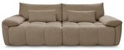 Brązowa sofa z tkaniny szenilowej 264 cm Ivane – Bobochic Paris