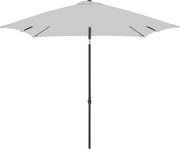 Derby BASIC PUSH UP parasol ogrodowy 210 x 210 cm jasnoszary