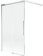 Mexen Rox parawan nawannowy 2-skrzydłowy rozsuwany 100 x 150 cm, transparent, chrom - 8C9-100-003-01-00