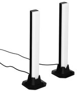 Lampki LED do pokoju, sterowane pilotem, wielokolorowe, 2 sztuki