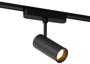 Nowoczesny czarny reflektor do systemu szynowego jednofazowego 9W 3000K - Magnetic Gert Nowoczesny Oswietlenie wewnetrzne