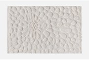 Dywan z wypukłym wzorem kamyczków ręcznie tuftowany 100% wełny - 160 x 230 cm - Kość słoniowa - ORABEL