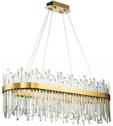 Lampa sufitowa kryształowa APP1513-CP80 Złota