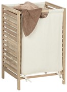 Kosz na pranie ze stelażem z drewna akacjowego ACINA, 48 l, WENKO