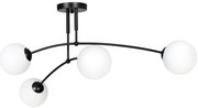 Czarna minimalistyczna lampa sufitowa - 8X D071 H8-D10