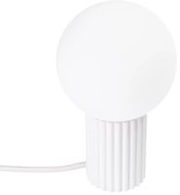 Lampa biurkowa HALO biała ryflowana SOLLUX LIGHTING