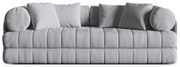 Jasnoszara rozkładana sofa z materiału bouclé 206 cm Kemi – Cosmopolitan Design