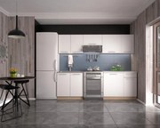 Zestaw Mebli Kuchennych 240 dąb sonoma/białe DARIA 240 kuchnia