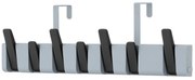 Wieszak ścienny PIANO HANGER 45,5x11 cm, szaro-czarny