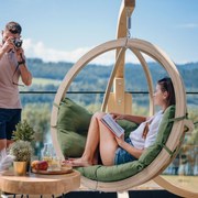 Fotel wiszący kokon Swing Pod zielony CZILLO