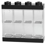 Czarna witryna kolekcjonerska na 8 figurek LEGO®