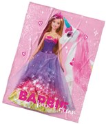 Carbotex Kocyk dziecięcy Barbie i Magiczny Jednorożec, 130 x 170 cm