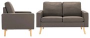 3-osobowy zestaw wypoczynkowy z fotelem, taupe S8-N26