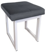 TABORET SOLID 45cm STOŁEK LOFT podstawa biała BL14