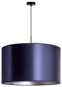Duolla - Żyrandol na lince CANNES 1xE27/15W/230V śr. 50 cm niebieski/srebrny