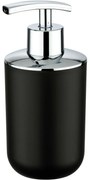 Wenko Dozownik mydła Brasil 320 ml, czarny