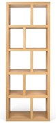 Regał w dekorze dębu 70x198 cm Berlin – TemaHome