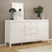 Komoda pokojowa z szafkami i szufladami Madrid 3+2 biały mat