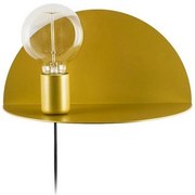 Kinkiet z półką w kolorze złota Homemania Decor Shelfie, dł. 15 cm