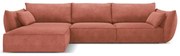 Czerwony narożnik (lewostronny) Vanda – Mazzini Sofas