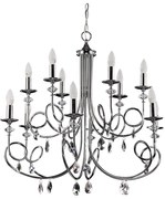 Jupiter 1599 - DK 12 CH - Żyrandol DAKAR 12xE14/40W