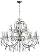 Duża lampa wisząca chromowana K157 E4-A67