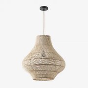 Lampa Sufitowa Wisząca Magali Miel - Czarna & Ø50 Cm - ↑50 Cm Magali - Sklum