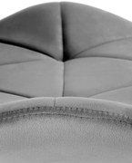 K453 krzesło popielaty