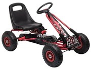 Baby Mix Dziecięcy gokart na pedały Go-kart Razor,czerwony