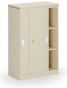 Szafa przesuwna ARRISTO LUX, 800 x 400 x 1236 mm, brzoza