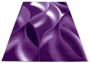 Dywan nowoczesny Plus Wstęgi fioletowy 80 cm x 150 cm