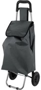 Torba na zakupy na kółkach 33 l, 53 x 31 x 18 cm, szary