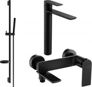 Mexen Zero DS70 zestaw wannowy, czarny - 7113DS70-70