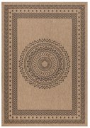 Czarno-naturalny dywan odpowiedni na zewnątrz 120x170 cm Dhaka – Ayyildiz Carpets
