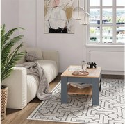 Stolik kawowy antracyt/złoty dąb 92.2x65x48 milan