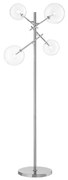 Ideal Lux - LED Lampa podłogowa EQUINOXE 4xG4/2W/230V chrom/przezroczysty