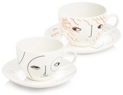 Tescoma Zestaw 2 filiżanek ze spodkiem myCOFFEE Emotions