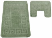 Komplet Jasnozielonych Dywaników Łazienkowych M3-M41