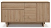 Komoda w dekorze dębu w naturalnym kolorze 146x76x45 cm Carpi – Marckeric