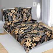 Pościel bawełniana Monstera, 140 x 200 cm, 70 x 90 cm, 140 x 200 cm, 70 x 90 cm