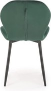 Krzesło tapicerowane K538 VELVET zielone