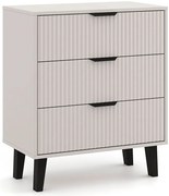 Komoda kaszmirowa z 3 szufladami na nóżkach W5-B57
