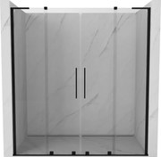 Mexen Velar L Duo drzwi prysznicowe rozsuwane 170 cm, transparent, czarne - 871-170-003-02-70