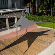 Żagiel przeciwsłoneczny 3,6 x 3,6 x 3,6 m antracytowy PATIO