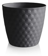 Ruby matt doniczka z recyklingu 36 cm,  antracyt, 36 cm