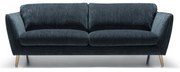 Niebieska aksamitna sofa 227 cm Stella – Sits