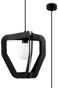 Lampa wisząca TRES czarna SOLLUX  LIGHTING